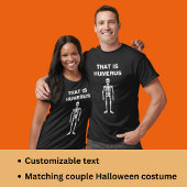 それがハメロス面白いハロウィーン骨格の骨パンだ Tシャツ