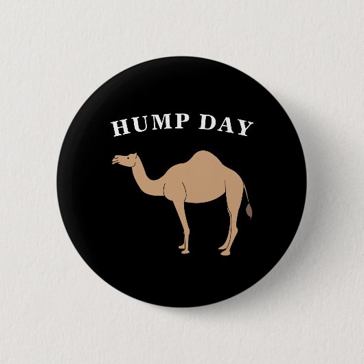 それがハンプ日ラクダ砂漠の動物である日を推測 缶バッジ (正面)
