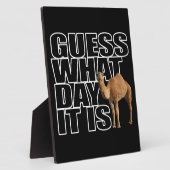 それがハンプ・デイ・ラクダである日を推測する フォトプラーク (側面)