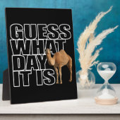 それがハンプ・デイ・ラクダである日を推測する フォトプラーク (側面)