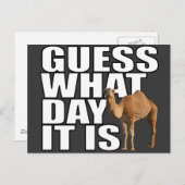 それがハンプ・デイ・ラクダである日を推測する ポストカード (正面/裏面)