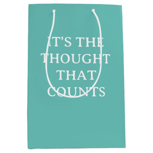 それがユーモア考えのことおもしろい ミディアムペーパーバッグ (正面)