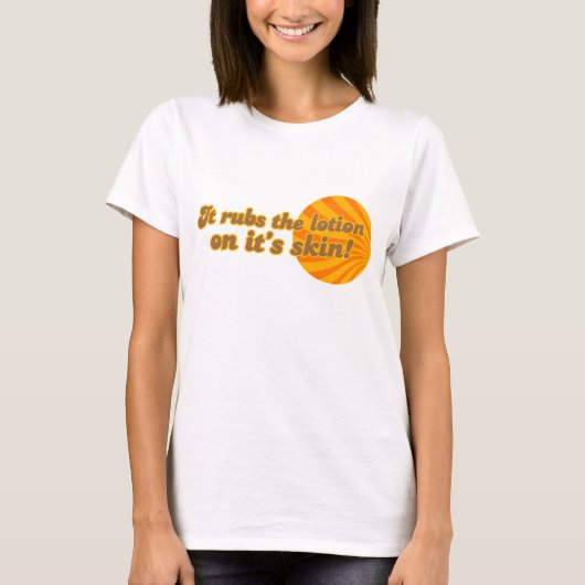 それがローションを肌に塗る Tシャツ (正面)