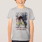 それが人生だ。それは人生だ。彼らは皆命だ トライブレンドＴシャツ (正面)