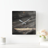 それが人生だ スクエア壁時計 (ホーム)