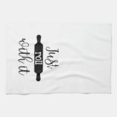 それが付いているちょうどロール|の小麦粉袋 キッチンタオル (横)