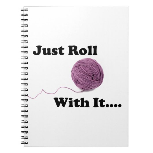 それが付いているちょうどロール ノートブック (正面)