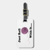 それが付いているちょうどロール ラゲッジタグ (正面縦)