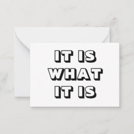 それが何か、白黒カーモダンドはっきりした アドバイスカード