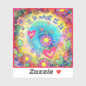 それが何であるかおもしろい花感激トレンディー シール (シート)