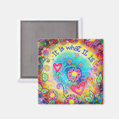 それが何であるか引用文おもしろいインスピレーション色 マグネット (正面/裏面)