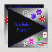 それが俺たちのスタイル！独身パーティーの招待状 招待状 (正面/裏面)