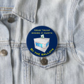 "それが傷つくところグラブの切札: 投票用紙によって 缶バッジ (インサイチュ)