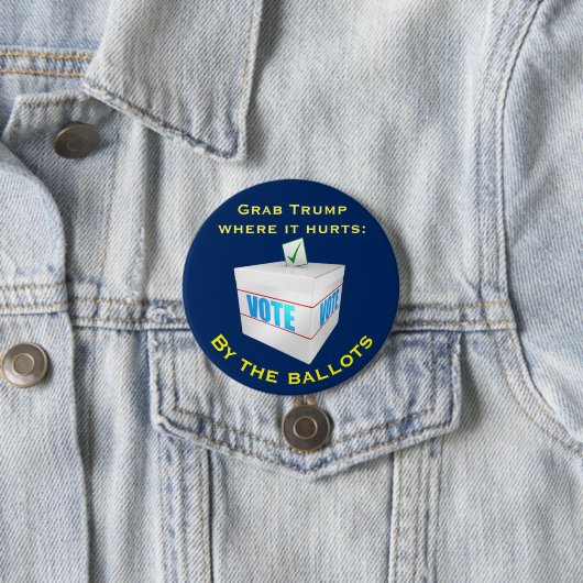"それが傷つくところグラブの切札: 投票用紙によって 缶バッジ (インサイチュ)
