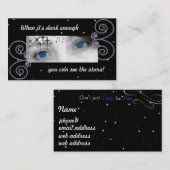 それが十分に暗い星を見るにはときできます 名刺 (正面/裏面)