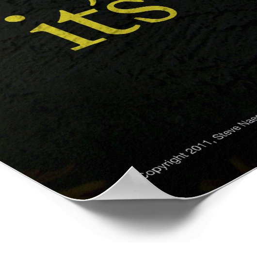 それが君の目に見えるものだ ポスター (角)