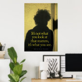 それが君の目に見えるものだ ポスター (ホームオフィス)