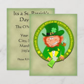 それが好むおもしろいな飲み物はそれを招待状盗みました 招待状 (正面/裏面)