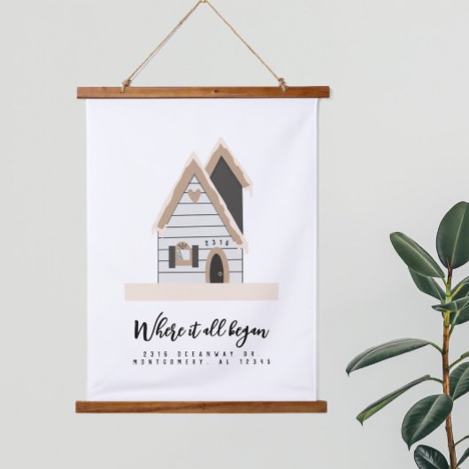 それが始まったカスタム場所ハウス特別カップル 吊り下げ型タペストリー