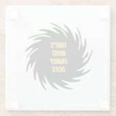 それが家族のすることだ ガラスコースター (裏面)