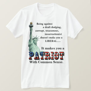 それが常識を持った愛国者になる Tシャツ