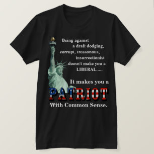 それが常識を持った愛国者になる Tシャツ