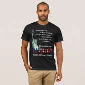 それが常識を持った愛国者になる Tシャツ (正面フル)