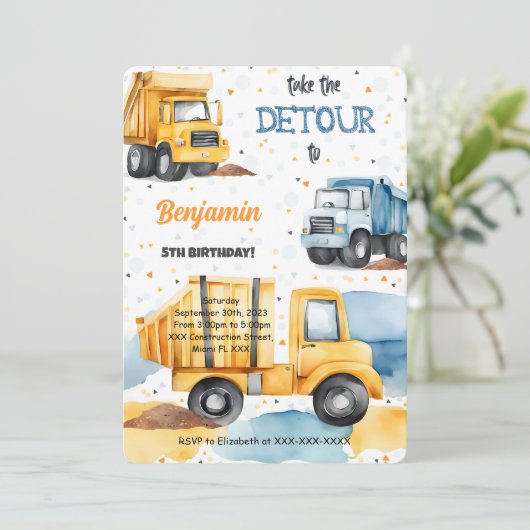 それが建築誕生日 招待状 (スタンド正面)