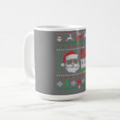 それが彼女が言った醜いクリスマスデザイン コーヒーマグカップ (正面左)