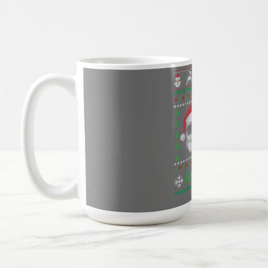 それが彼女が言った醜いクリスマスデザイン コーヒーマグカップ (左)
