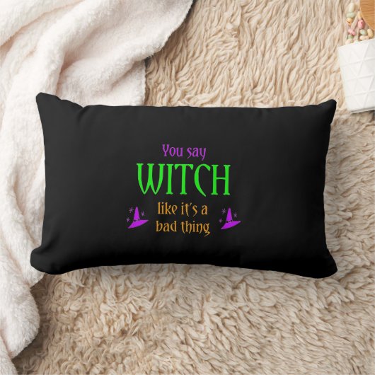 それが悪い事の枕であるように魔法使いを言います ランバークッション (ブランケット)