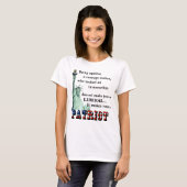 それが愛国者のTシャツだ Tシャツ (正面フル)