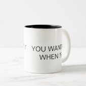 それが時ほしいと思います! か。 ツートーンマグカップ (正面右)