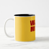 それが時間のマグをやめているとき私を目覚めさせて下さい ツートーンマグカップ (左)