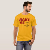 それが時間をやめているとき私を目覚めさせて下さい Tシャツ (正面フル)