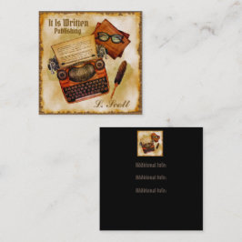 それが書ヴィンテージだ スクエア名刺