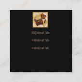 それが書ヴィンテージだ スクエア名刺 (裏面)