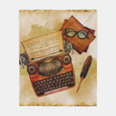 それが書ヴィンテージだ フリースブランケット (正面)