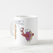それが本当の姿じゃない コーヒーマグカップ (正面左)