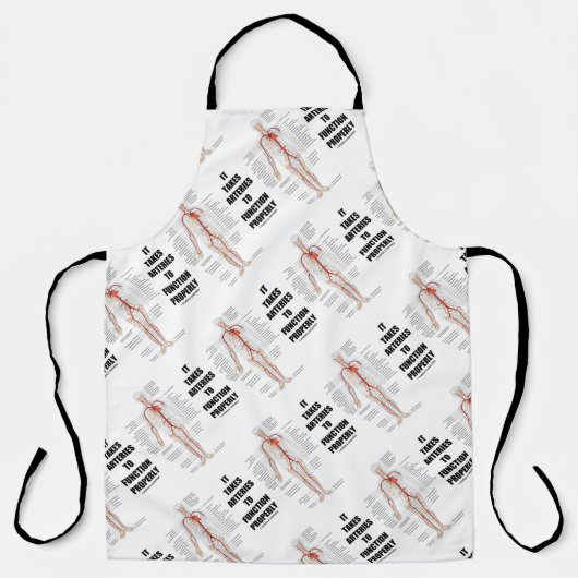 それが正しく循環機能するのに動脈を取る エプロン (正面)