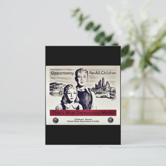 それが民主主義の意味 ポストカード (スタンド正面)