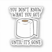 それが消えるま得で何を知らない。 シール (正面)