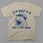 それが現実さ、そして大したことじゃない カピバラ トライブレンドTシャツ