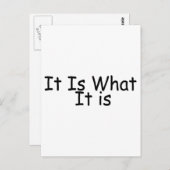 それが現実だ ポストカード (正面/裏面)