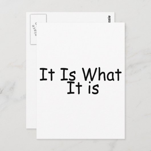 それが現実だ ポストカード (正面/裏面)