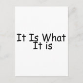 それが現実だ ポストカード (正面)