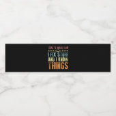 それが私が修正する物おもしろい整備士 ペットボトルラベル (シングルラベル)