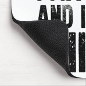 それが私が修正する物おもしろい整備士 マウスパッド (コーナー)