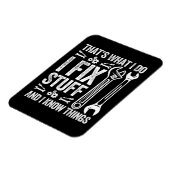 それが私が修正する物おもしろい整備士 マグネット (左側)