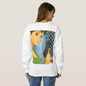 それが私が欲しいアメリカだ！ スウェットシャツ (裏面フル)